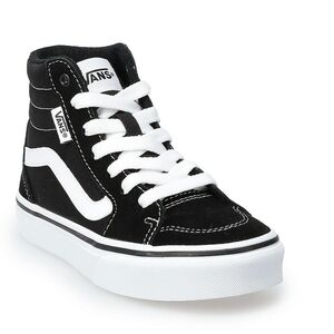 Black and white girls vans 🤍🖤